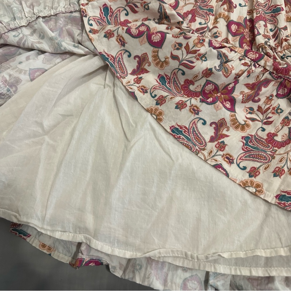 Anthropologie FOREVER THAT GIRL Floral Sweetheart -Bohemian Mini Dress/Size: XXS - Picture 7 of 12